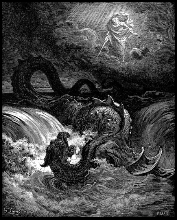Leviathan as depicted by Gustave Doré in