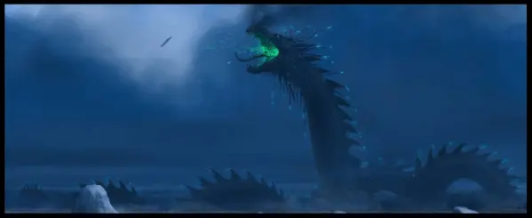 Jormungandr as an illustration for a Sea Snake