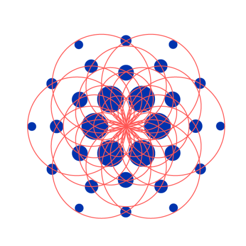 Cardano mandala design