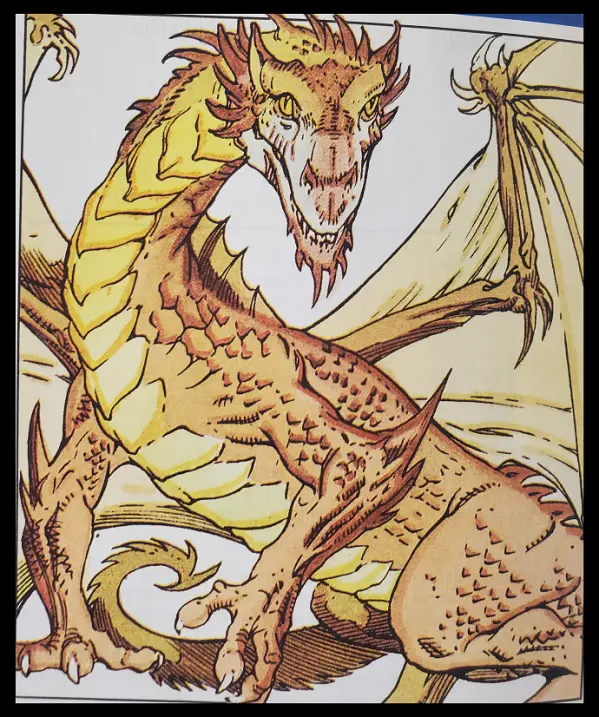Bronze Dragon from DND Monstrous Manual 2nd Edition