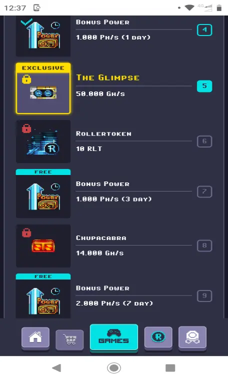 Rollercoin Season Rewards