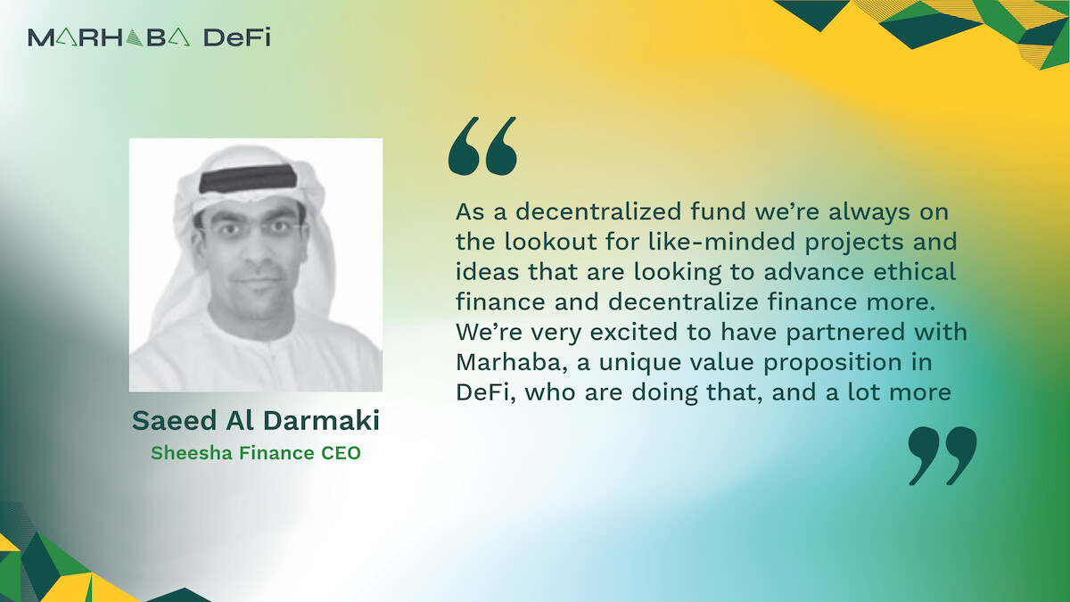 MRHB DeFi X Sheesha Finance - Saeed Al Darmaki