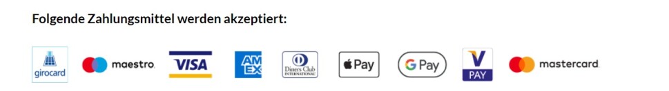 Screenshot BVG Accepted Payment Methods