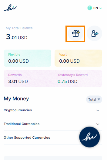 Click on a Gift box icon.