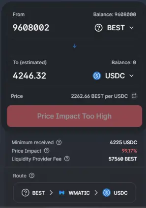 BEST to USDC