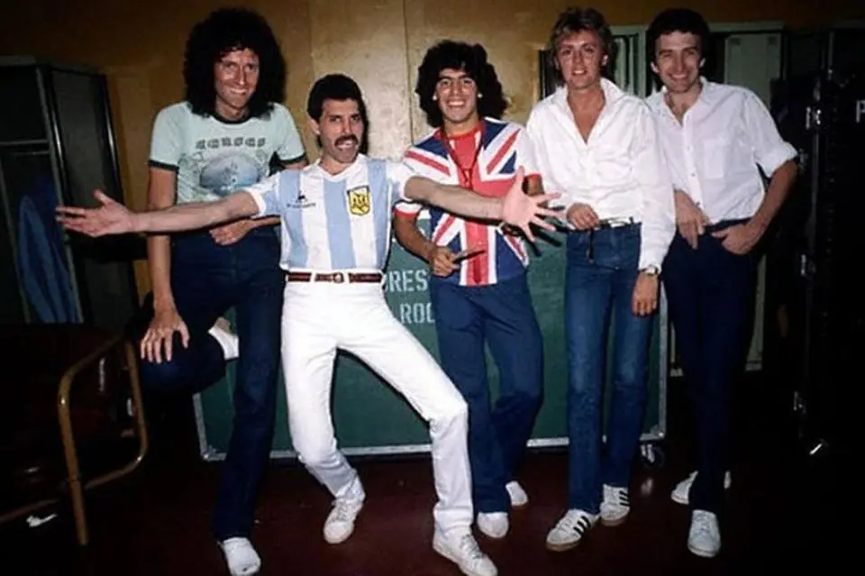 Maradona Queen Freddie Mercury