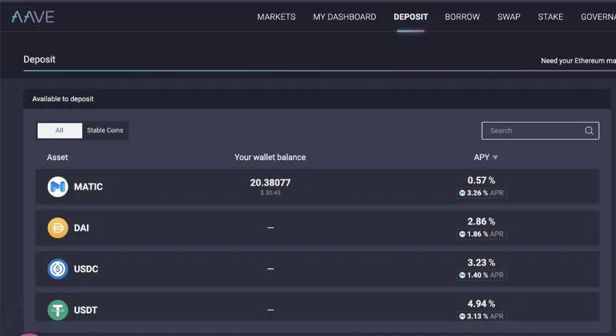 crypto, defi, blockchain, aave, dex
