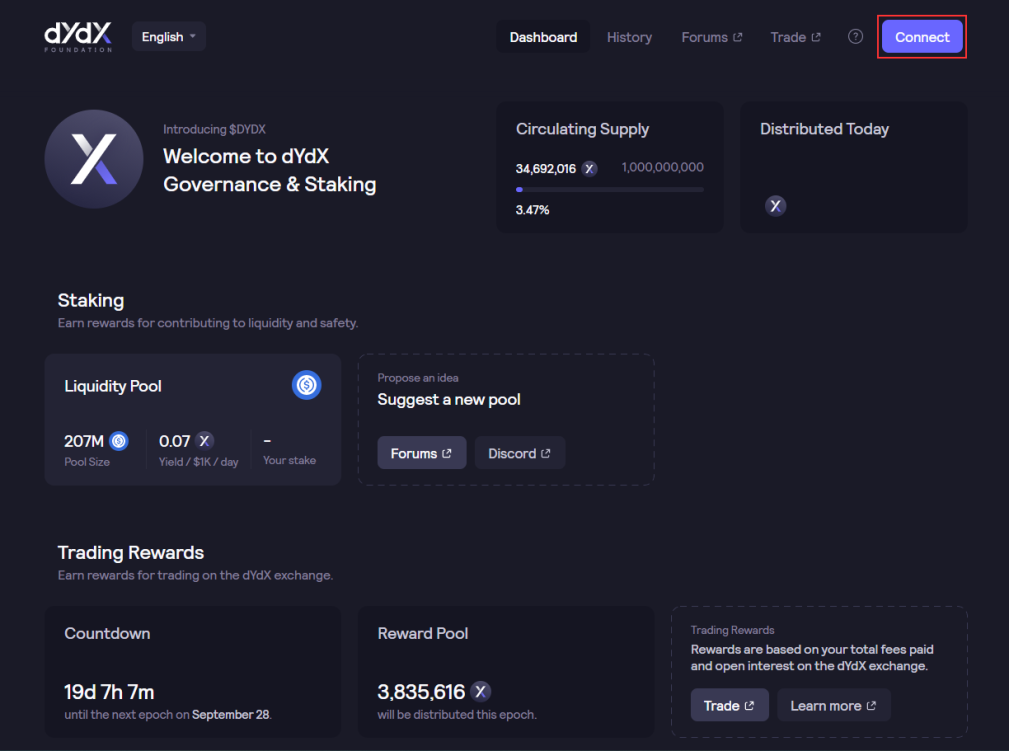 connect wallet