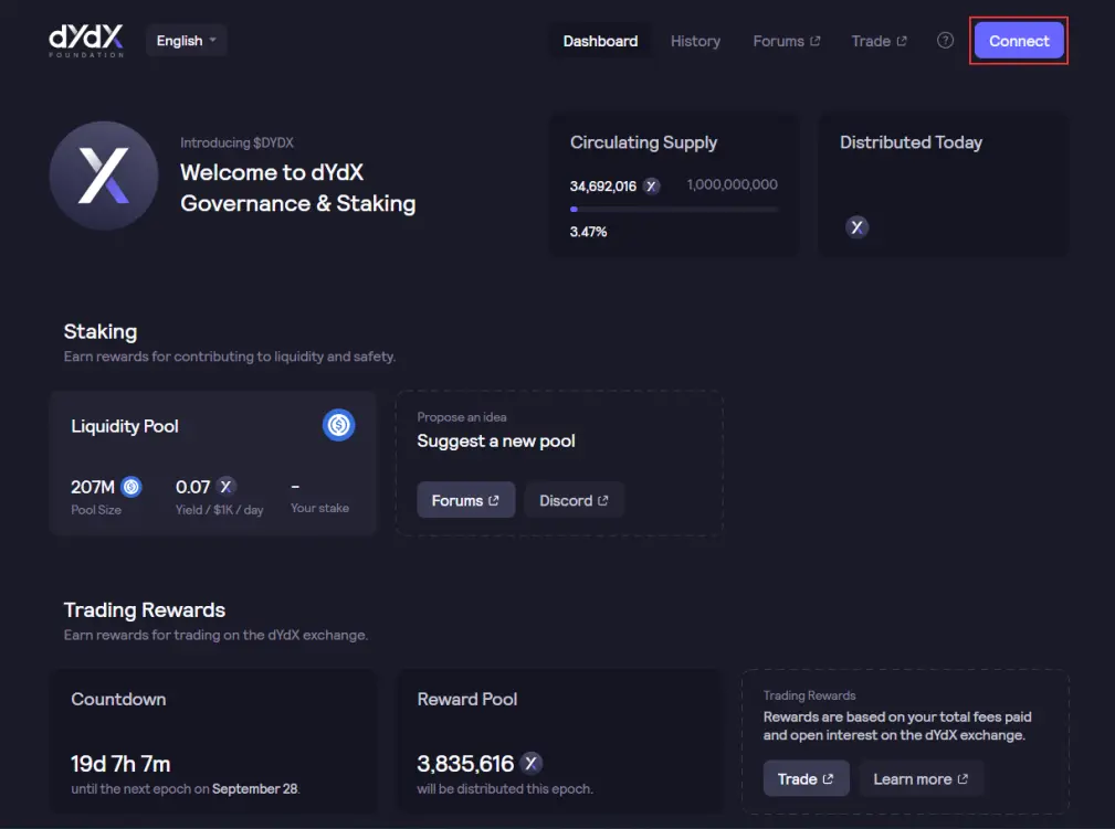 connect wallet