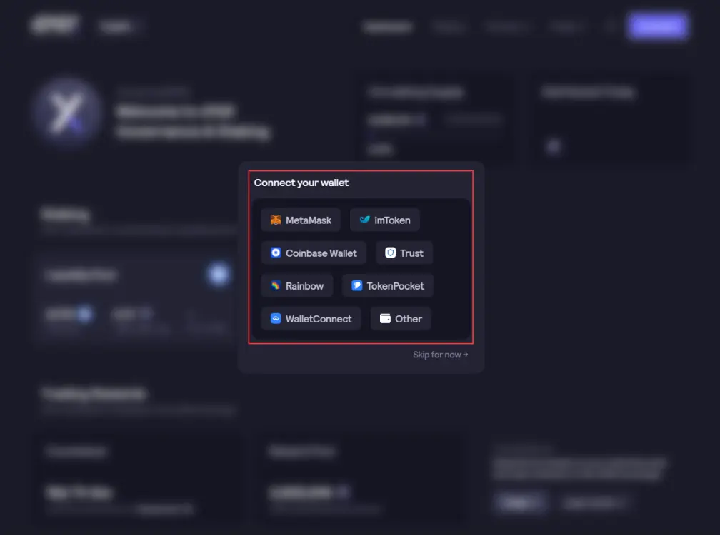 wallet options list