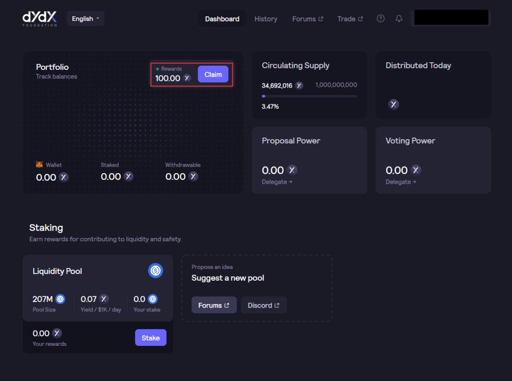 claim enable for your wallet