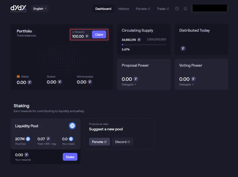 claim enable for your wallet