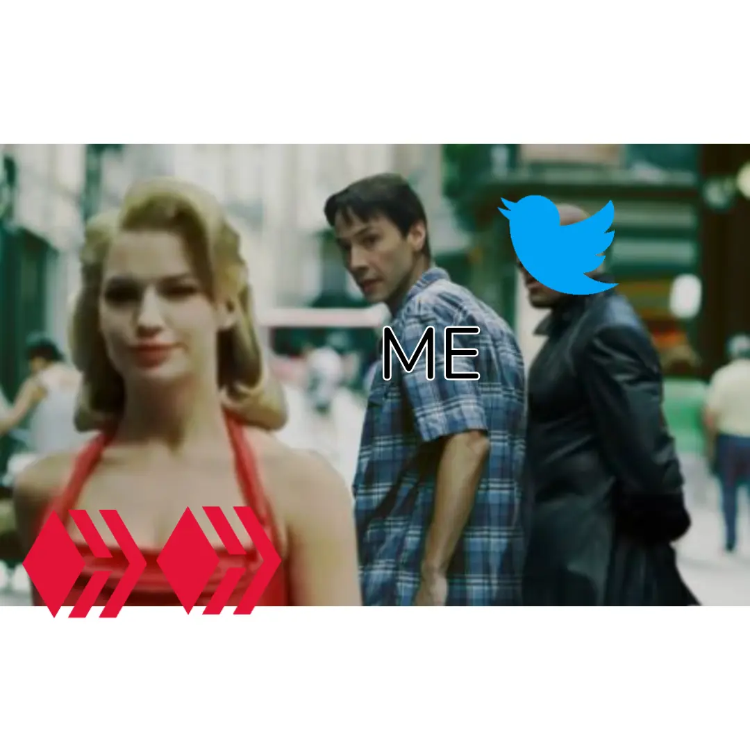 hive twitter matrix red woman