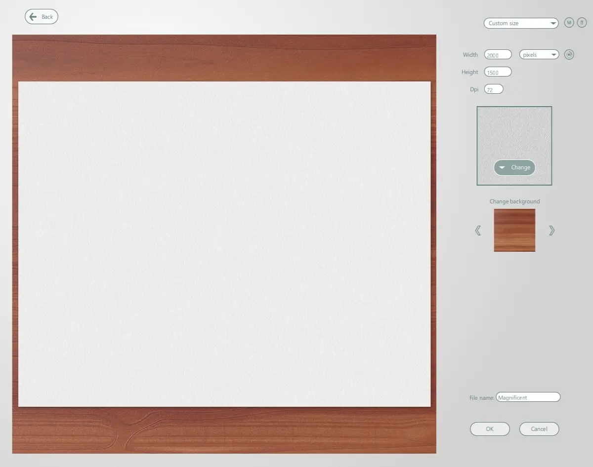 Window of create