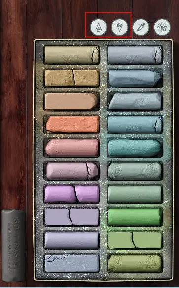 Pastel palette option