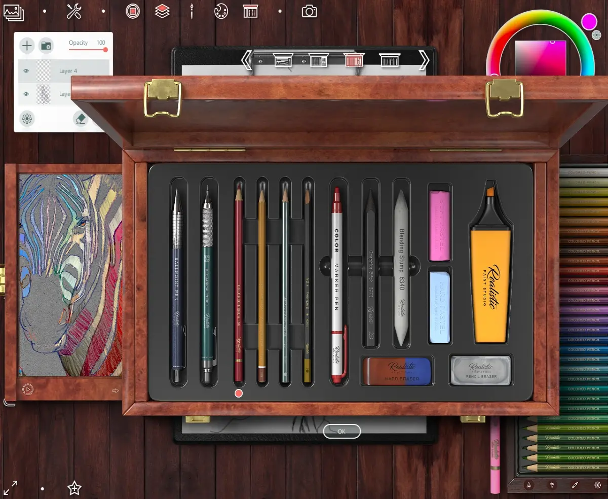 Choose a color pencils