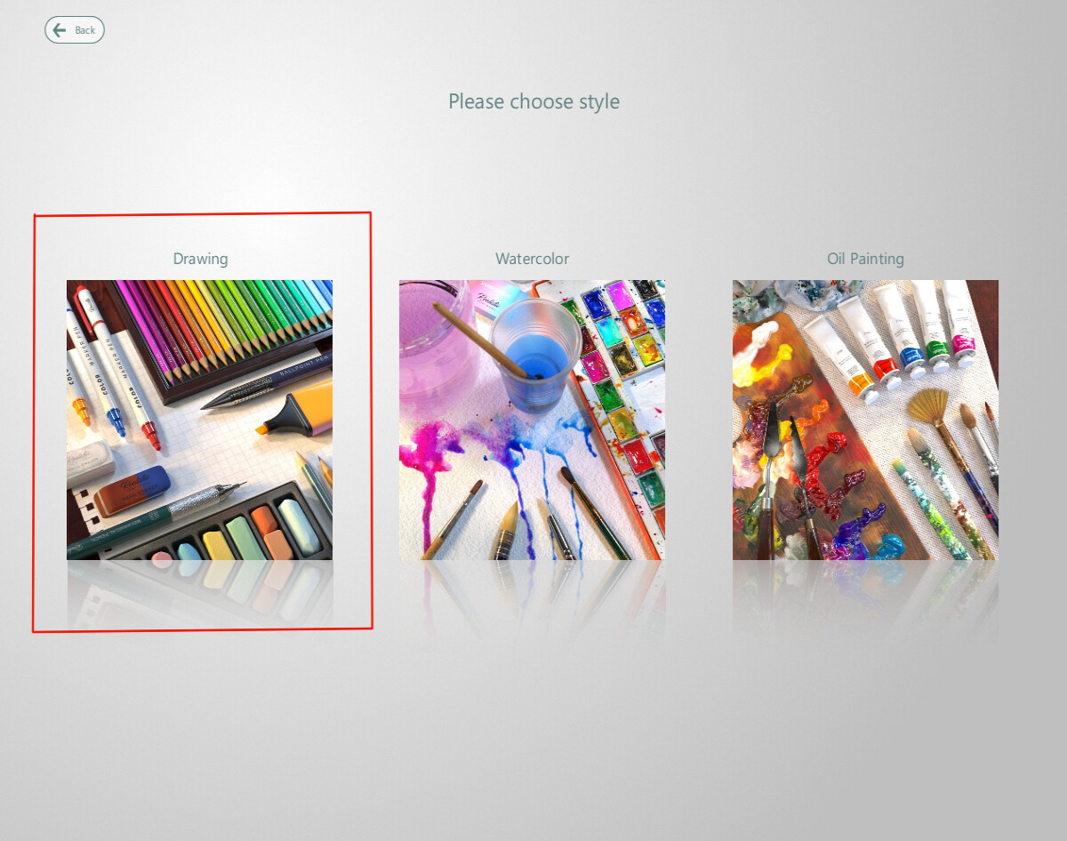 Choose a art style