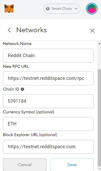 Reddit Chain