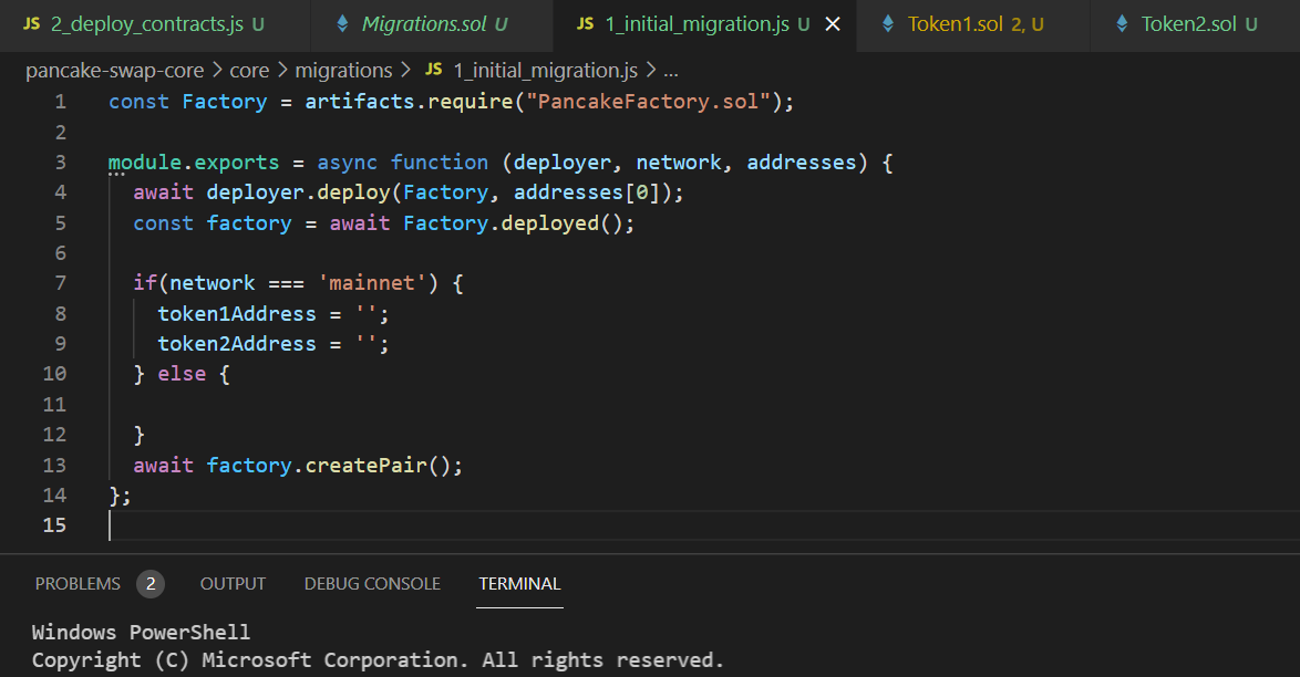 SyriaSwap Code Snippet