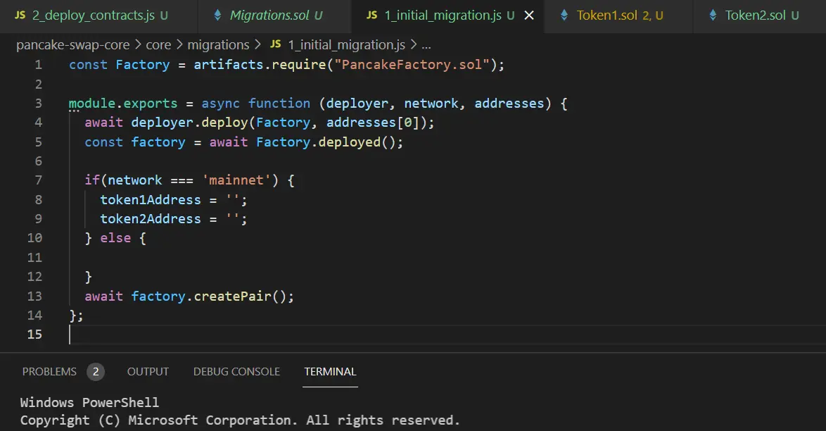 SyriaSwap Code Snippet