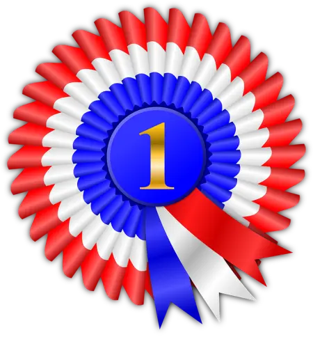 number one badge