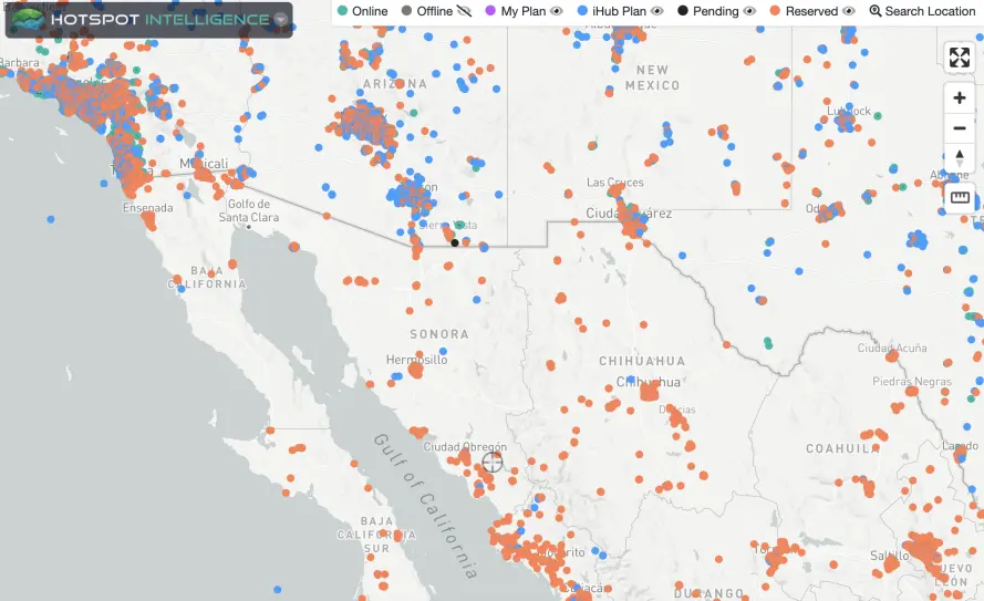 Hotspot explorer