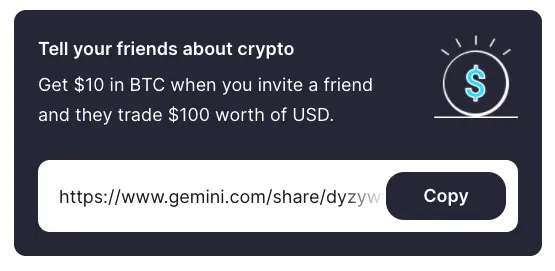 Gemini referral system