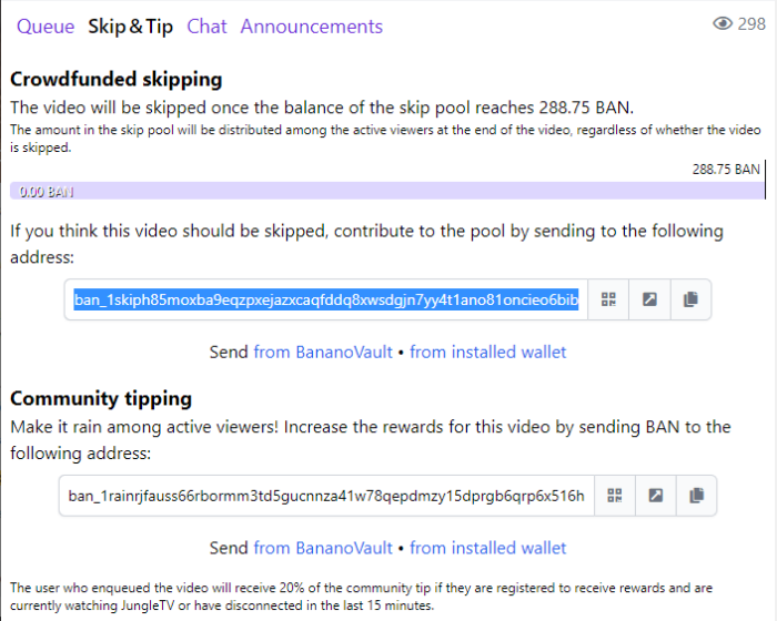 Figure 5. Skip+Tip crowdfunding.