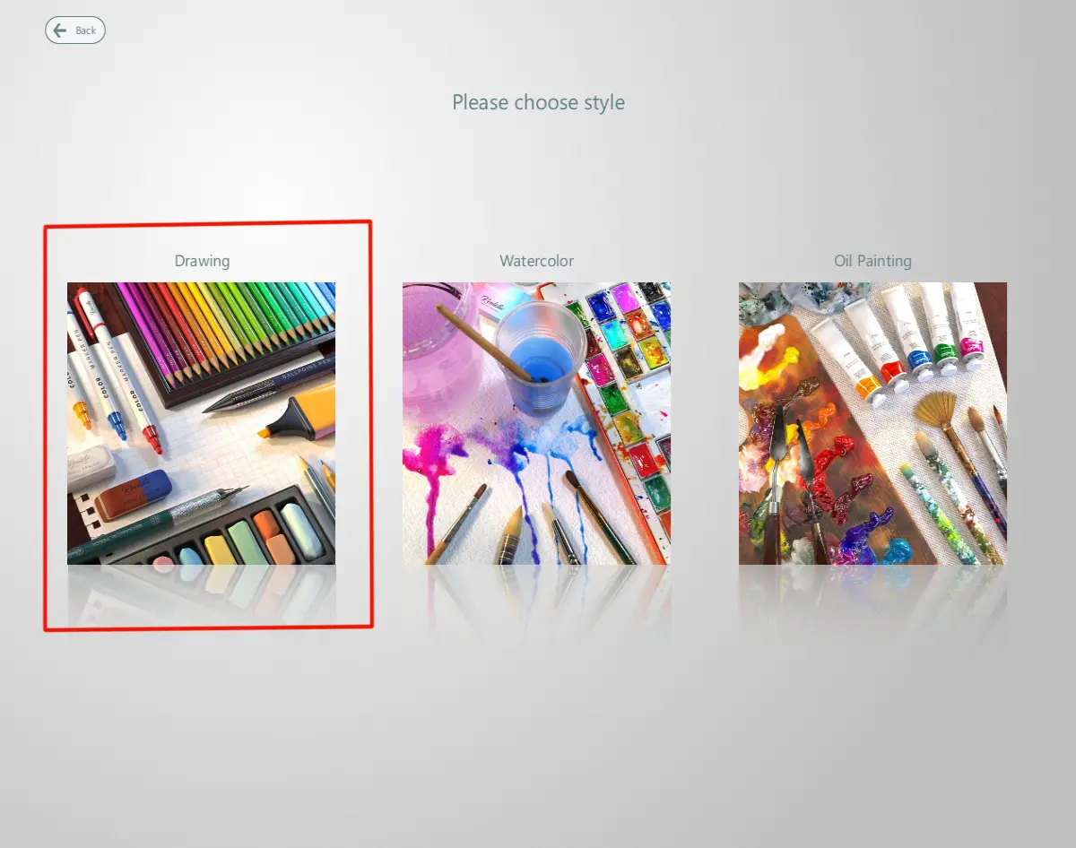 Choose a art style