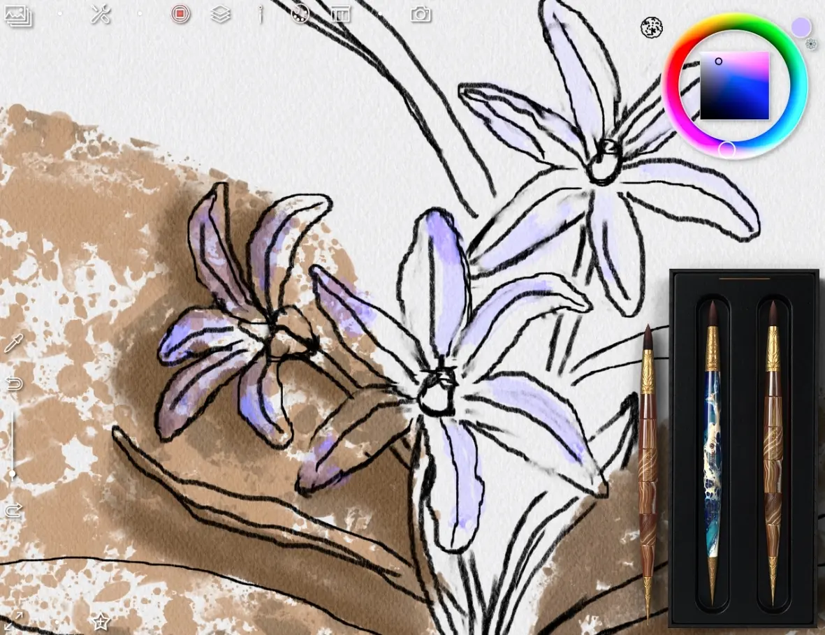 Draw a petals