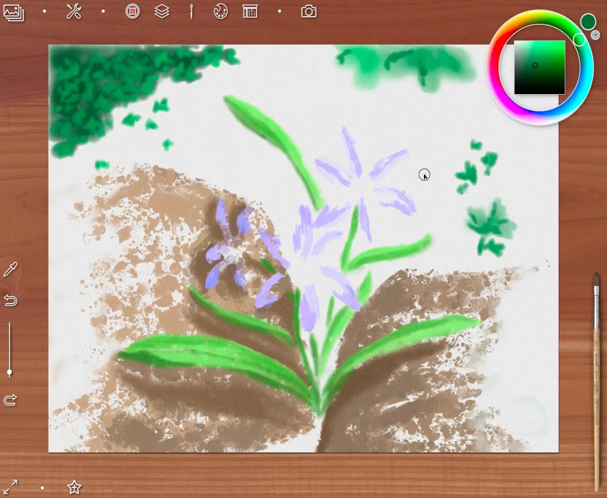 Background brushes