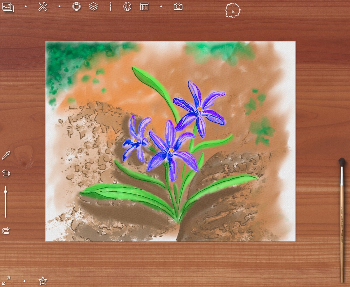 Blending background