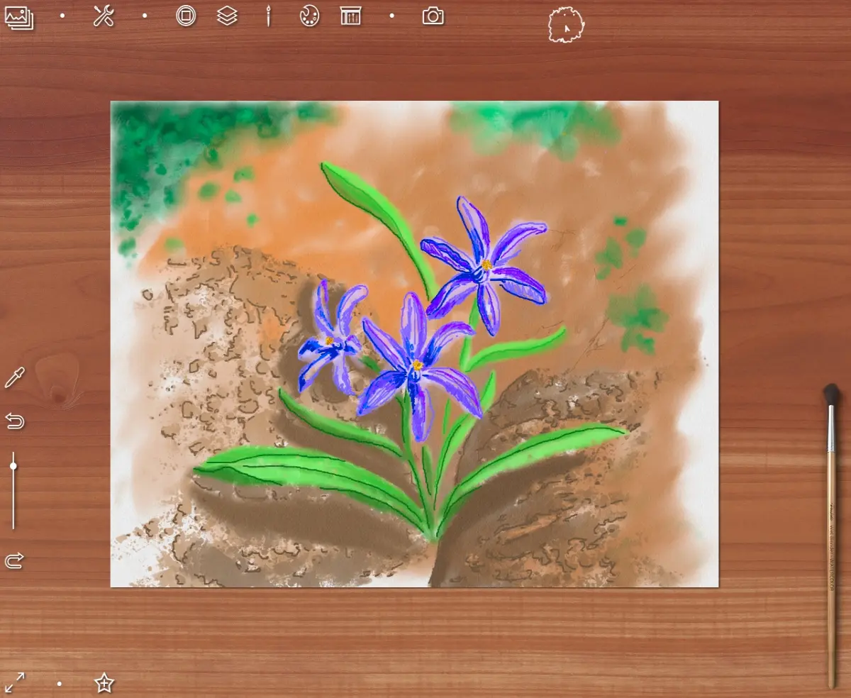 Blending background