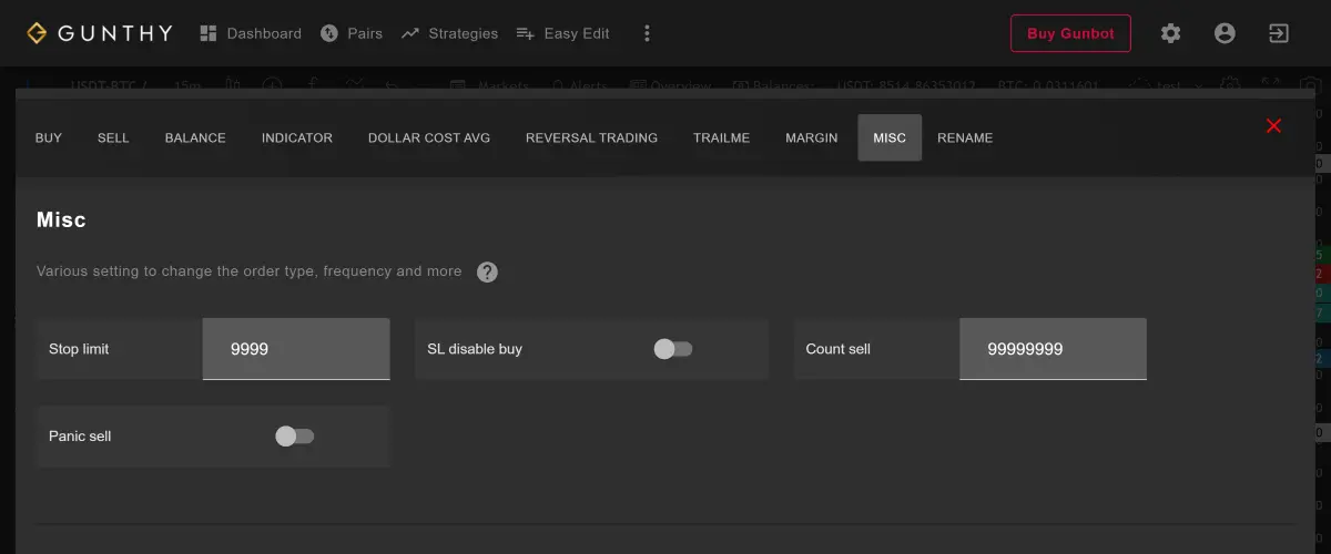 Gunbot stop-limit feature on GUI