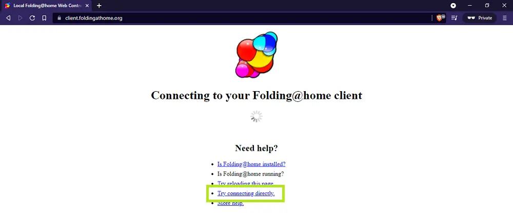 Foldingathome - webclient - udinxyz