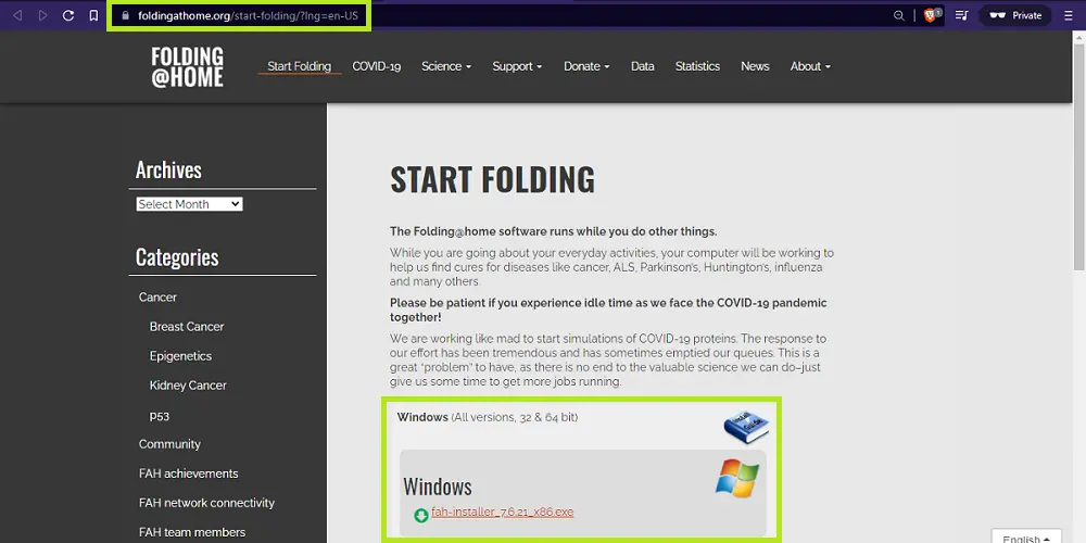 Foldingathome - download - udinxyz