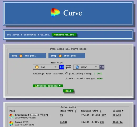curve