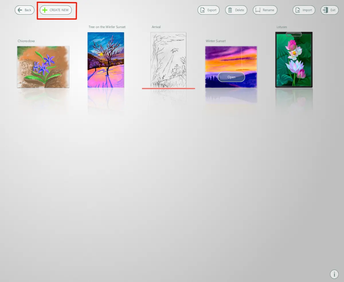 Create new folder