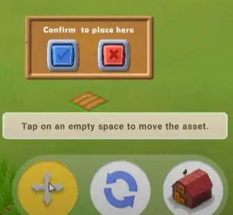 moving asset on Cropbytes