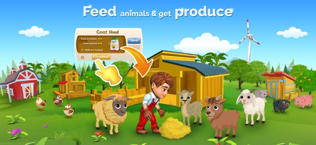 Feed animals & get produce on Cropbytes