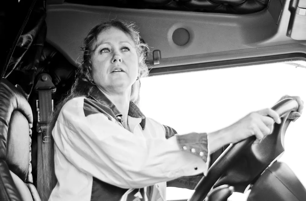 Lady Truck Driver