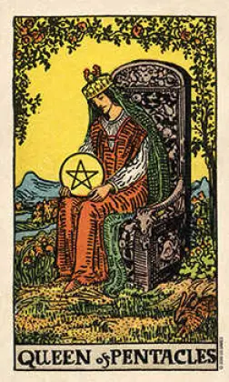 Queen Of Pentacles Description