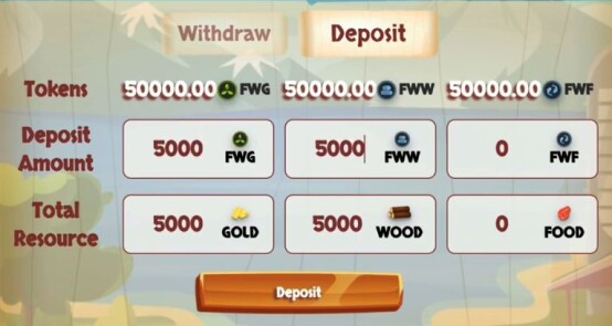 Farmer's World Deposit