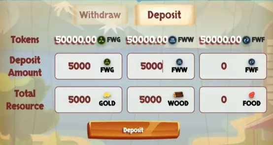Farmer's World Deposit