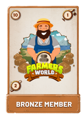 farmers world bronze membership card