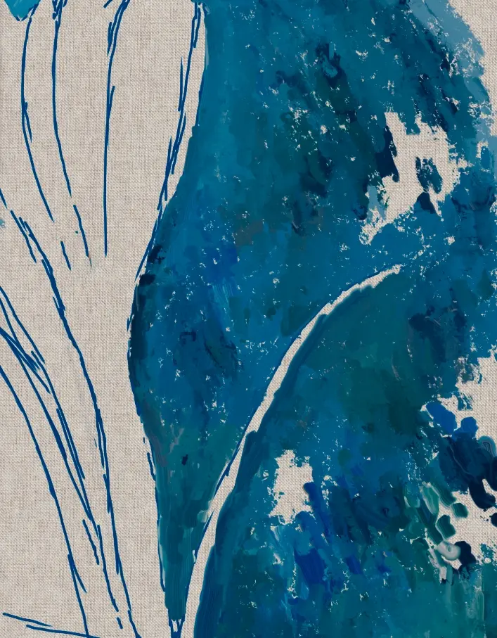 Palette knife strokes