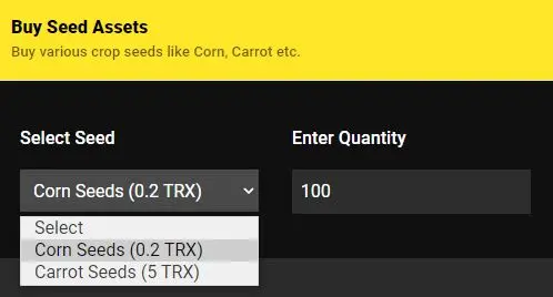 Buy Seed Asstes on Cropbytes