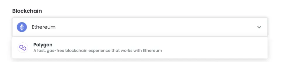 Polygon blockchain