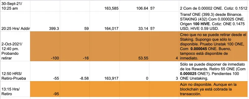 Excel personal H-One 30Sept