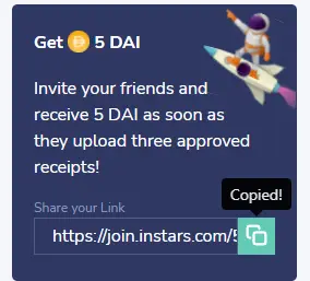 Instars Referral Requirements
